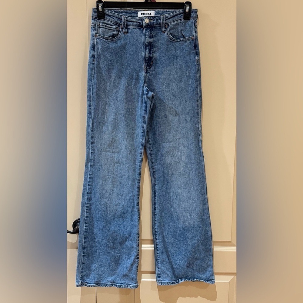 RSQ Women's Flare Jeans in Blue high rise Size 30
